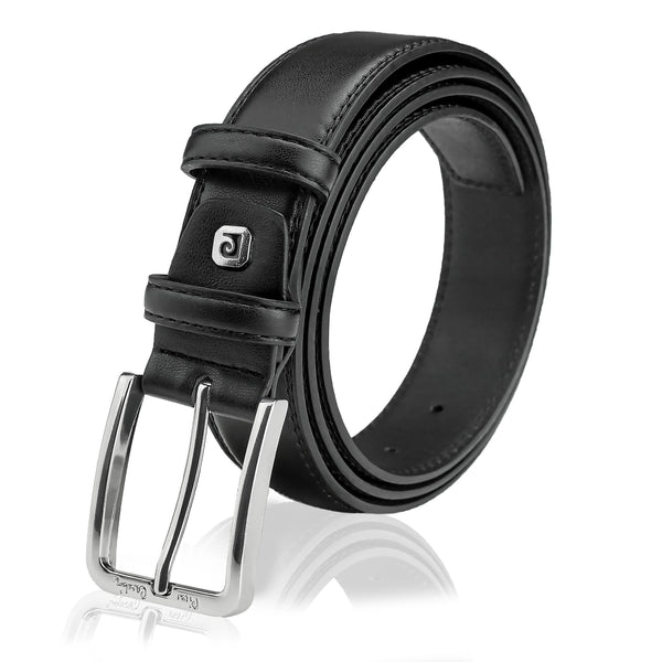 Vyriška piniginė ir diržas Pierre Cardin dėžutėje, juoda, natūrali oda