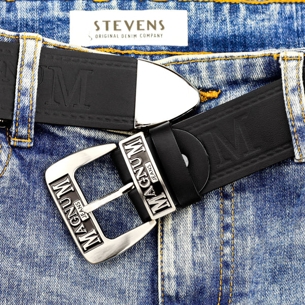 Vyriškas odinis diržas MagnuM by Stevens D55