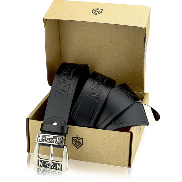 Vyriškas odinis diržas MagnuM by Stevens D55