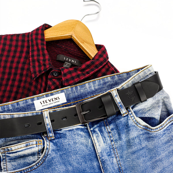 Vyriškas odinis diržas Stevens DI04 D38