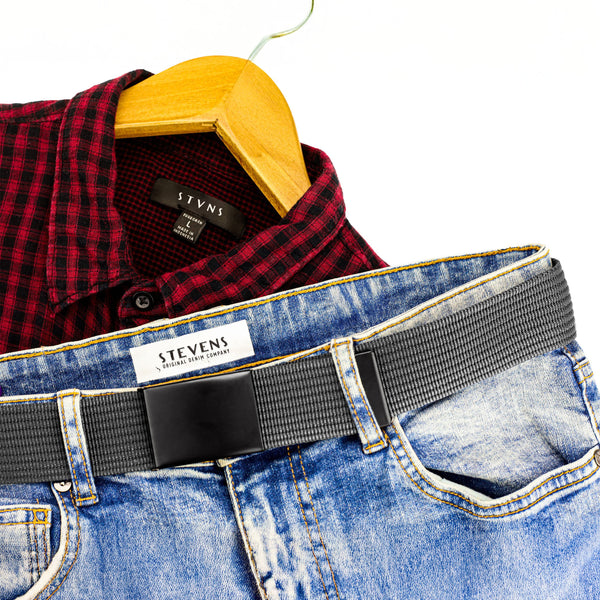 Vyriškas medžiaginis diržas Stevens P11B0, pilkas D57