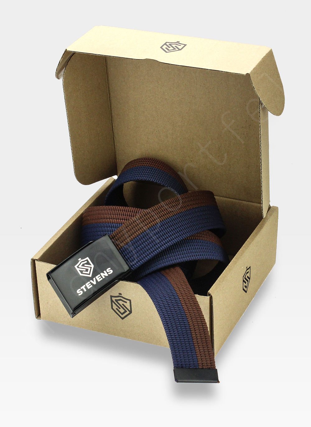 Diržas su sagtimi, Stevens, mėlyna/ruda