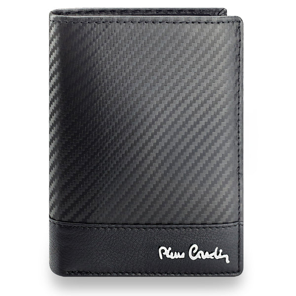 Vyriška odinė piniginė Pierre Cardin, juoda 623706