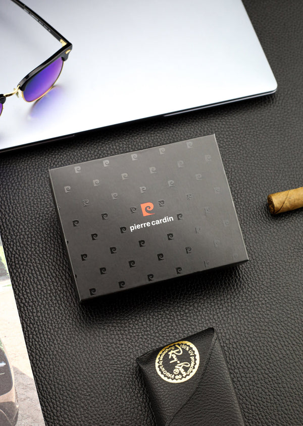 Vyriška odinė piniginė Pierre Cardin, su RFID apsauga A423606