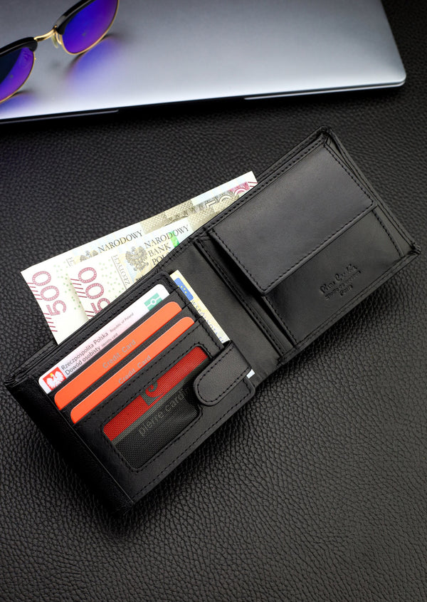 Vyriška piniginė Pierre Cardin, odinė, su RFID apsauga 423206