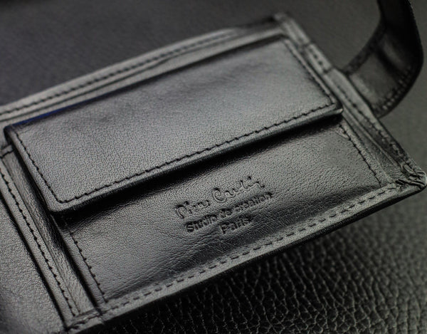Vyriška piniginė Pierre Cardin, juoda, su RFID apsauga A6088206