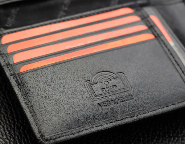 Vyriška piniginė Pierre Cardin, juoda, su RFID apsauga 6088306