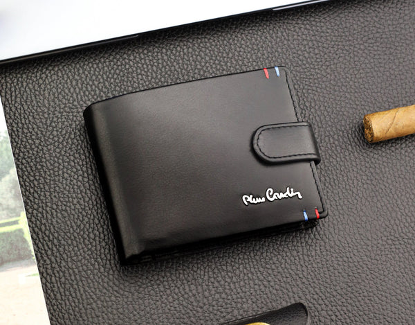 Vyriška piniginė Pierre Cardin, su RFID apsauga, odinė A6088606