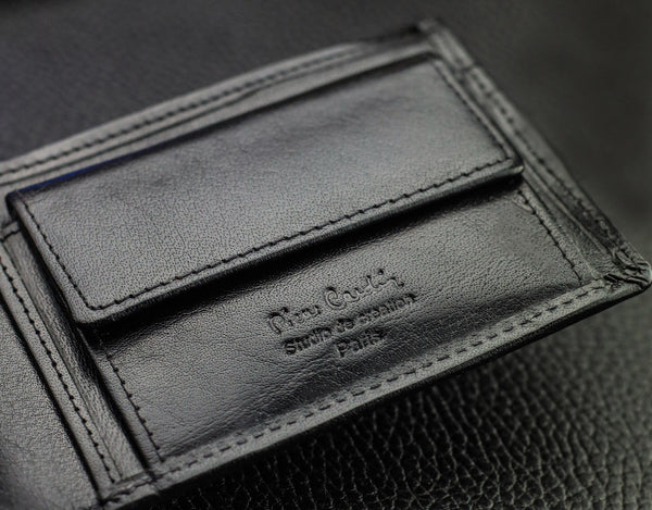 Vyriška odinė piniginė Pierre Cardin, juoda, RFID apsauga 6088706