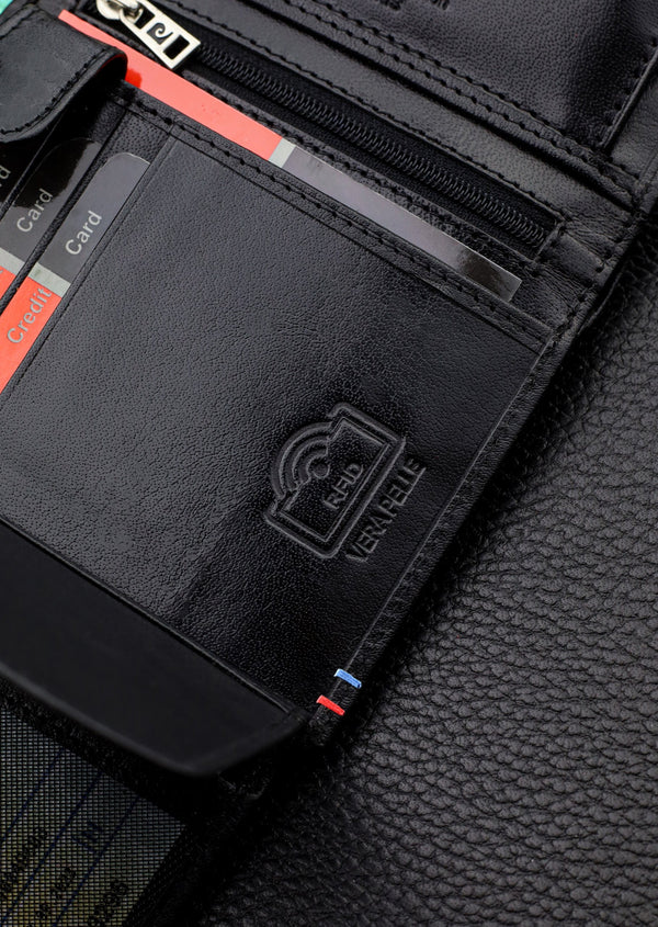 Vyriška piniginė Pierre Cardin, natūrali oda, RFID apsauga A623606