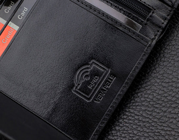 Vyriška piniginė Pierre Cardin, natūrali oda, RFID apsauga 623206