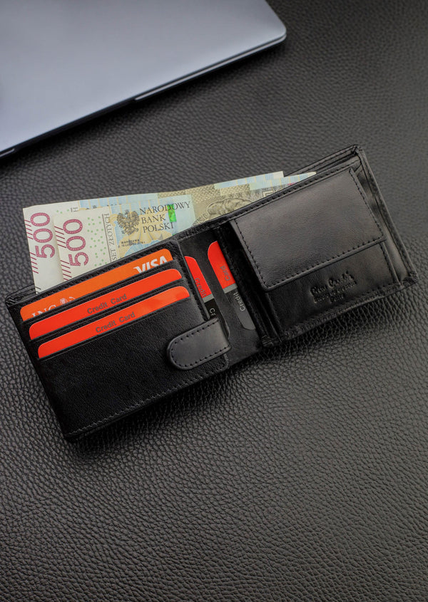 Vyriška odinė piniginė Pierre Cardin su RFID apsauga 323506