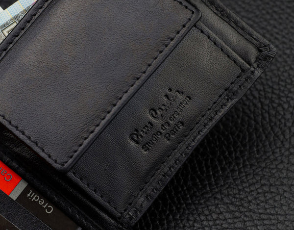 Vyriška odinė piniginė Pierre Cardin su RFID apsauga 323506