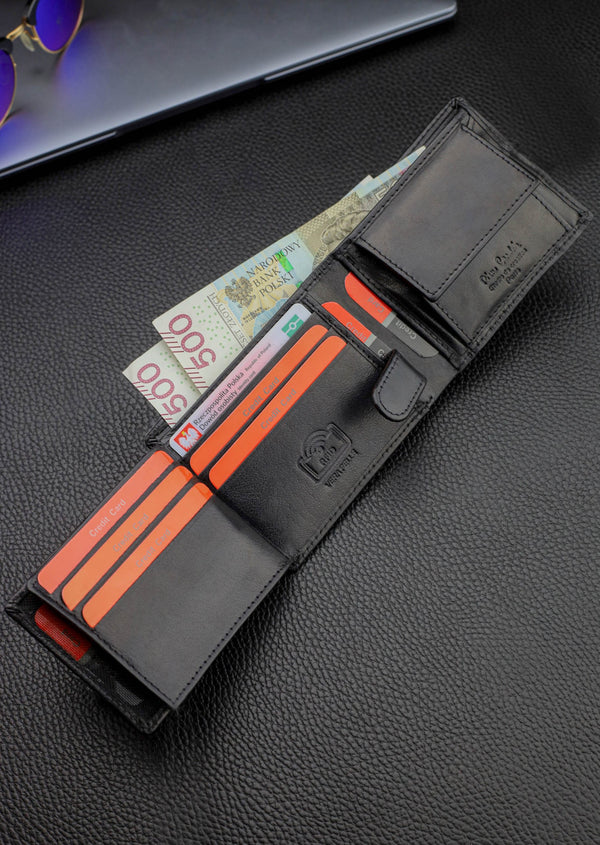 Vyriška odinė piniginė Pierre Cardin su RFID apsauga 323506