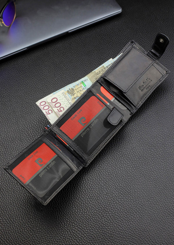 Vyriška odinė piniginė Pierre Cardin su RFID apsauga A323606