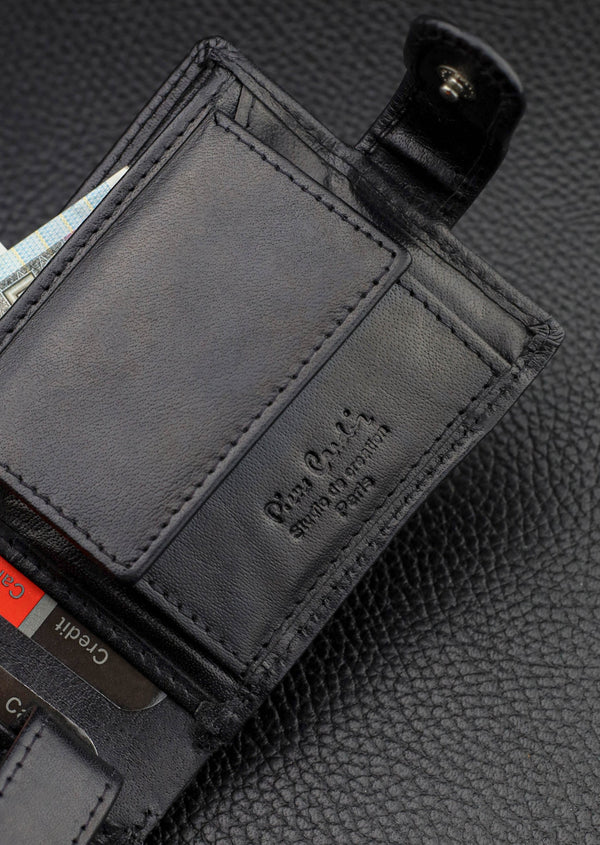 Vyriška odinė piniginė Pierre Cardin su RFID apsauga A323606