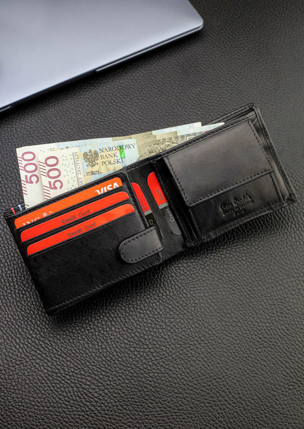 Vyriška odinė piniginė Pierre Cardin su RFID apsauga 323606