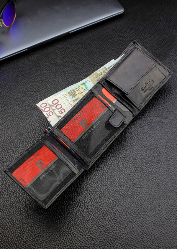 Vyriška odinė piniginė Pierre Cardin su RFID apsauga 323606