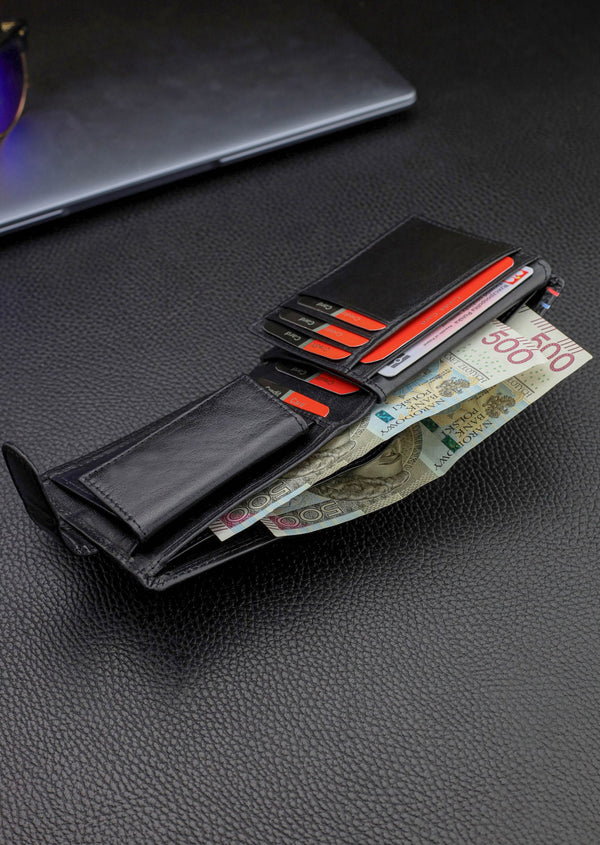 Vyriška piniginė Pierre Cardin, su RFID apsauga, odinė A5288606