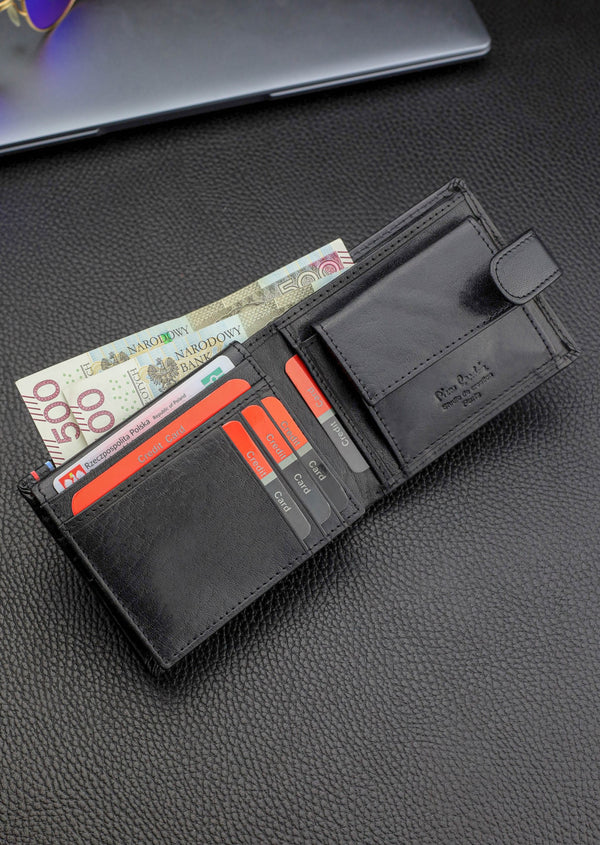 Vyriška piniginė Pierre Cardin, su RFID apsauga, odinė A5288606