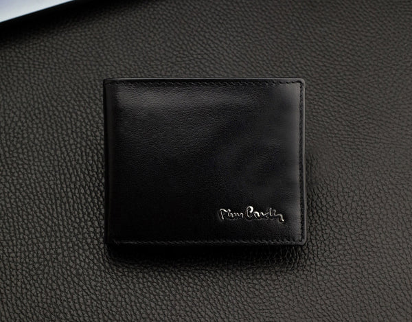 Vyriška piniginė Pierre Cardin, su RFID apsauga, juoda 5288206