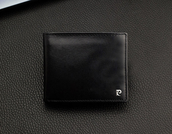 Vyriška piniginė Pierre Cardin, su RFID apsauga, juoda 5288306
