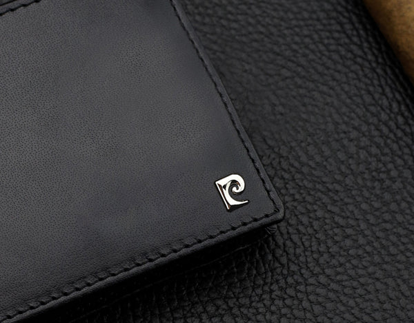 Vyriška piniginė Pierre Cardin, su RFID apsauga, juoda 5288306