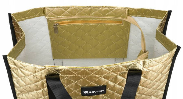 Moteriška dygsniuota pirkinių rankinė „Rovicky“ RM14