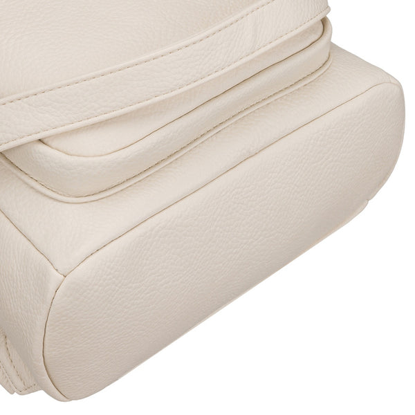 Peterson moteriška 2in1 miesto kuprinė–rankinė iš ekologiškos odos, smėlio spalvos, su užtrauktuku D93