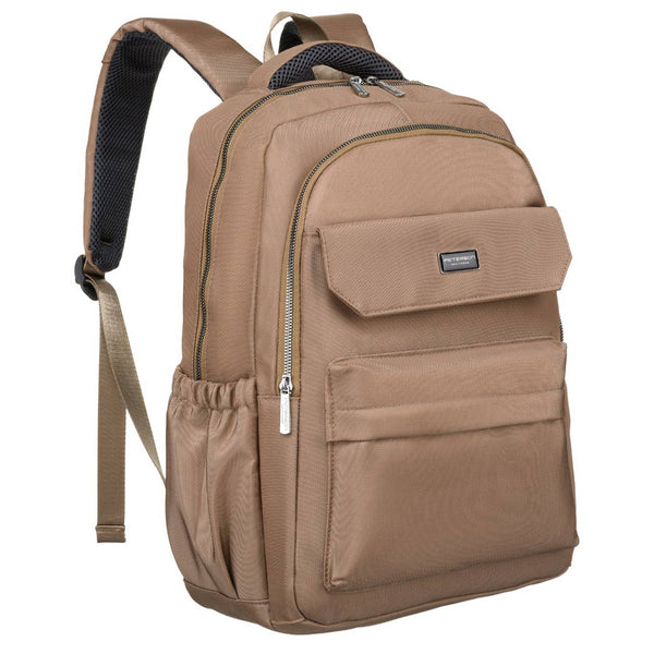 „Peterson“ kabininė kuprinė su reguliuojamomis petnešomis, ruda, tekstilinė RT56