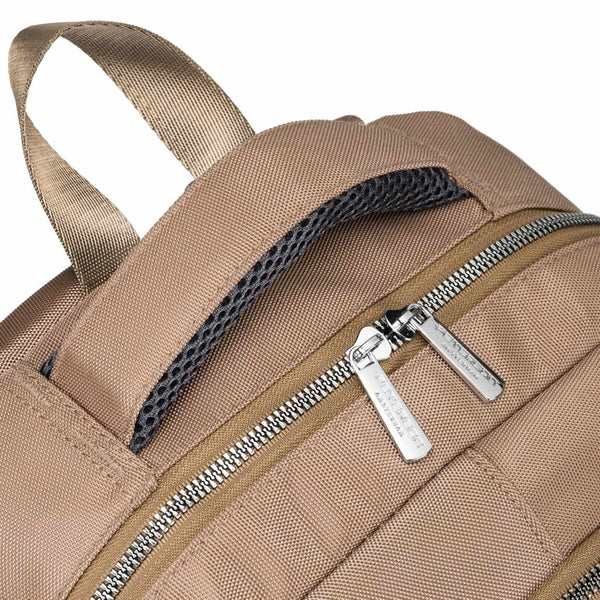 „Peterson“ kabininė kuprinė su reguliuojamomis petnešomis, ruda, tekstilinė RT56