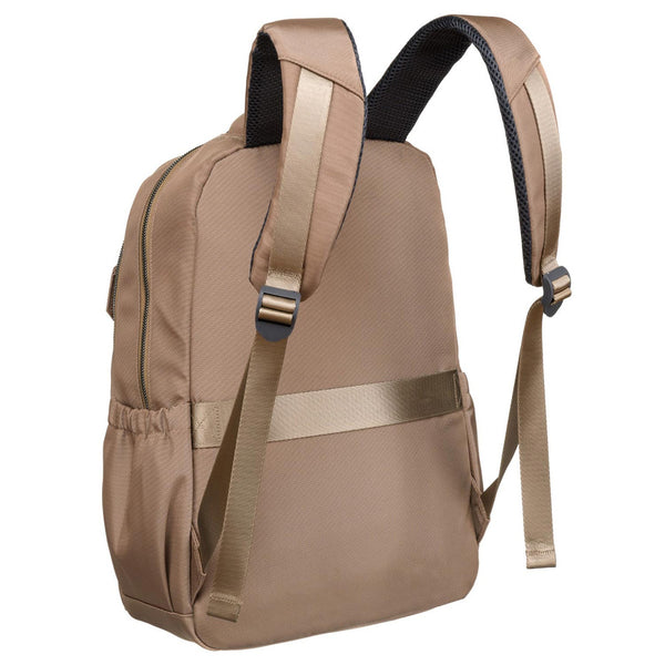 „Peterson“ kabininė kuprinė su reguliuojamomis petnešomis, ruda, tekstilinė RT56