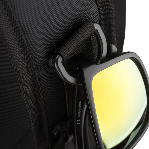 „Peterson“ kelioninė kuprinė (45x30x15 cm), poliesteris, juoda spalva