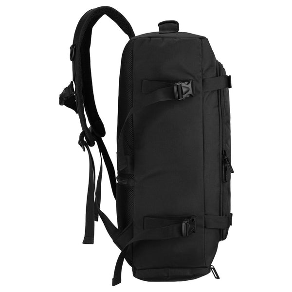 „Peterson“ kelioninė kuprinė (45x30x15 cm), poliesteris, juoda spalva