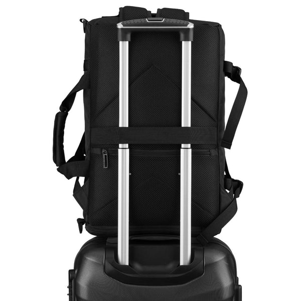 „Peterson“ kelioninė kuprinė (45x30x15 cm), poliesteris, juoda spalva