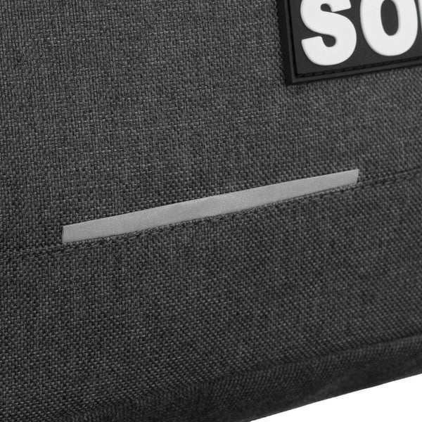 Vandeniui atspari poliesterinė kelioninė kuprinė „Peterson“, juoda K2