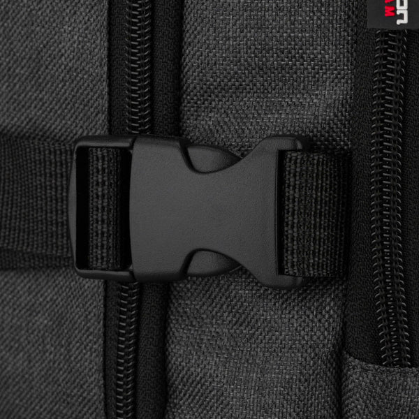 Vandeniui atspari poliesterinė kelioninė kuprinė „Peterson“, juoda K2