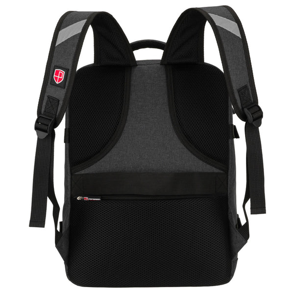 Vandeniui atspari poliesterinė kelioninė kuprinė „Peterson“, juoda K2