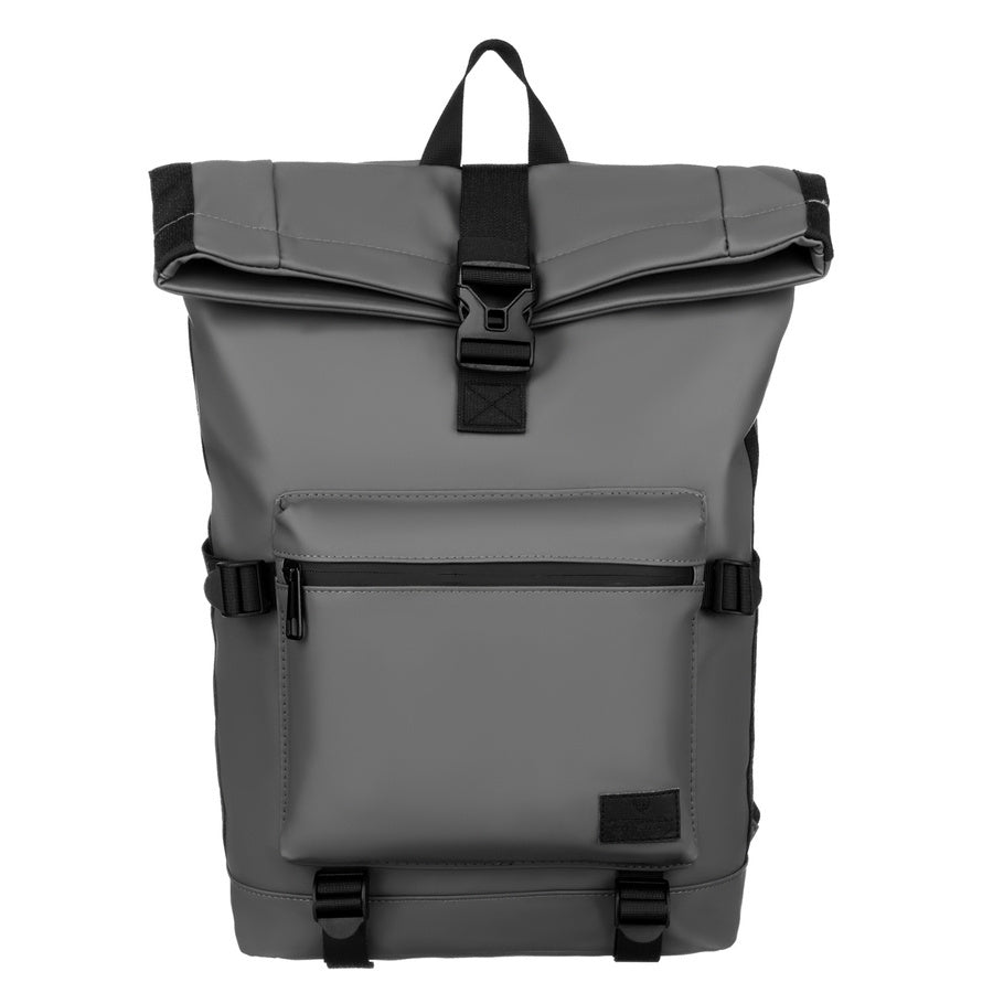Talpi poliesterinė miesto kuprinė „Peterson“, pilka K22