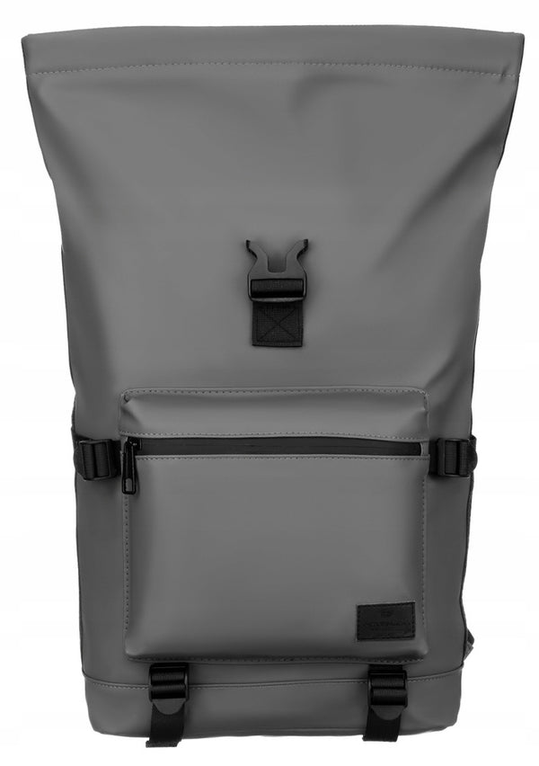 Talpi poliesterinė miesto kuprinė „Peterson“, pilka K22