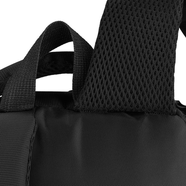 Talpi kelioninė kuprinė lėktuvui (38×27×16 cm) „Rovicky“, poliesterinė, juoda