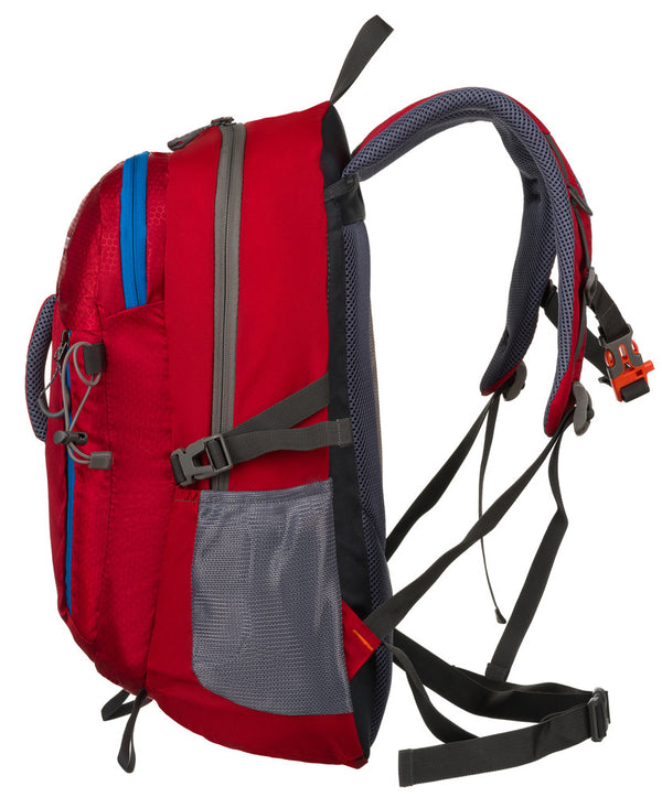 Talpi poliesterinė turistinė kuprinė „Peterson Outdoors“ su ventiliacijos sistema, raudona K12