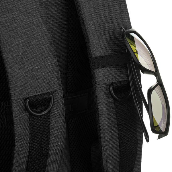 Talpi juoda poliesterinė kelioninė rankinio bagažo kuprinė „Peterson“ K53