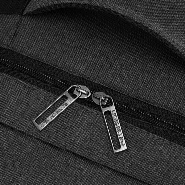 Talpi juoda poliesterinė kelioninė rankinio bagažo kuprinė „Peterson“ K53