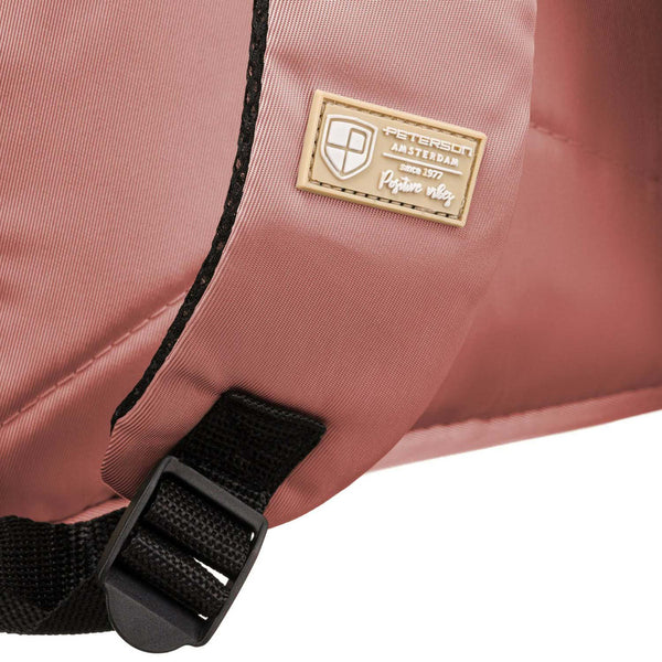Talpi rožinė kelioninė rankinio bagažo kuprinė „Peterson“ su USB jungtimi K46