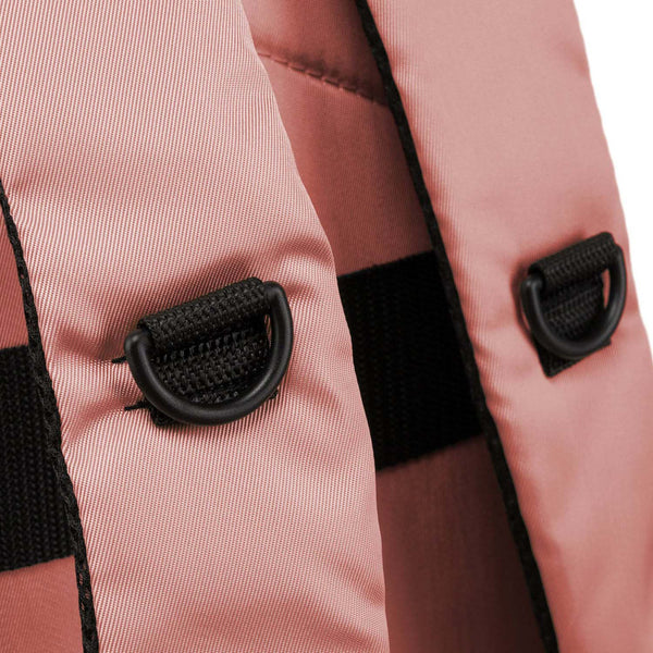 Talpi rožinė kelioninė rankinio bagažo kuprinė „Peterson“ su USB jungtimi K46