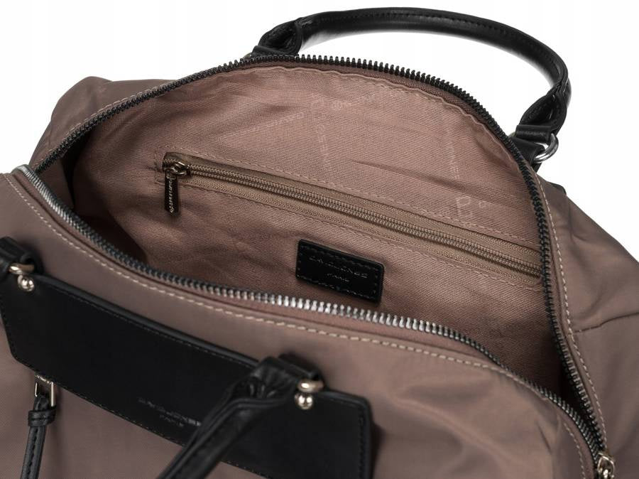Patogi miesto „bagetės“ formos moteriška rankinė David Jones, khaki, dirbtinė oda D9