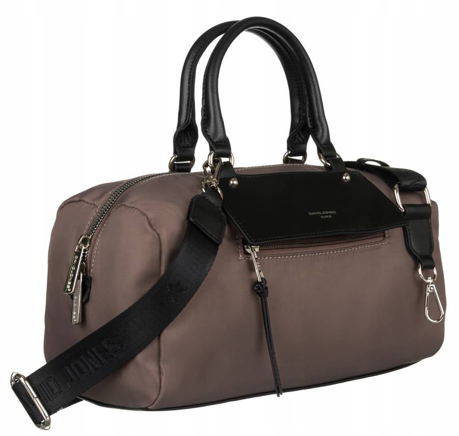 Patogi miesto „bagetės“ formos moteriška rankinė David Jones, khaki, dirbtinė oda D9