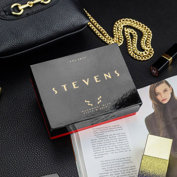 Moteriška odinė piniginė STEVENS su RFID Z02 / RB raudonos spalvos D1876