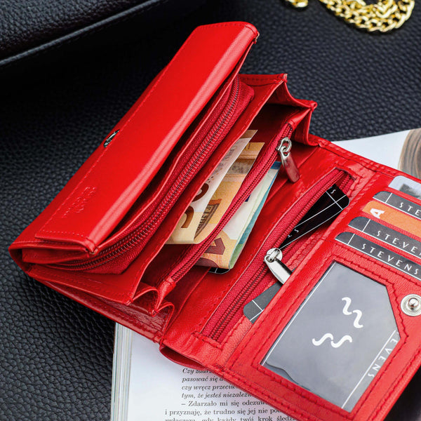 Moteriška odinė piniginė Stevens P38 D1869